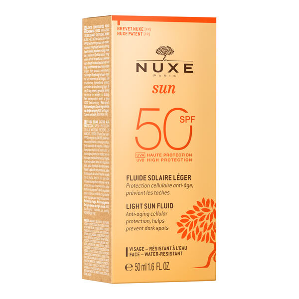 Crème solaire visage Fluide léger Haute Protection SPF50 Nuxe