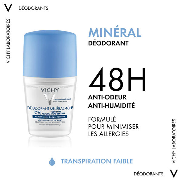 Déodorant Minéral Anti-Odeur 48H Vichy