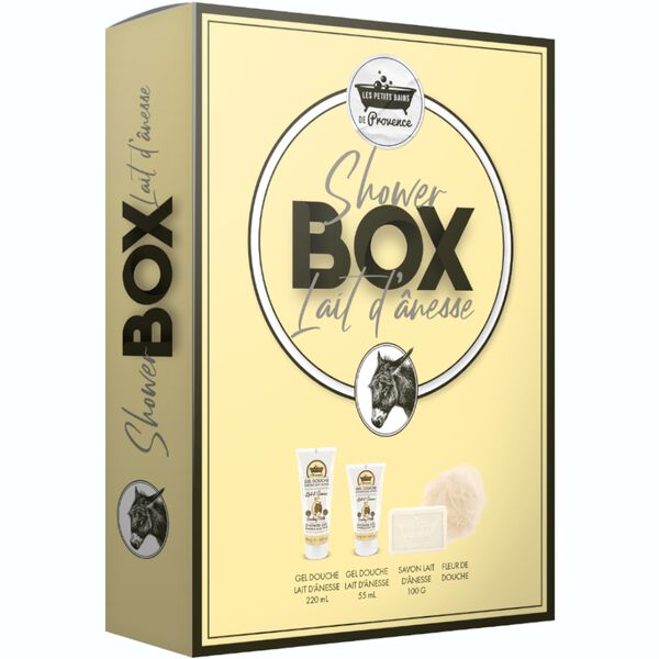 Shower Box Lait d'Anesse Les Petits Bains de Provence