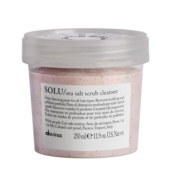 SOLU Sea Salt Scrub Cleanser Davines