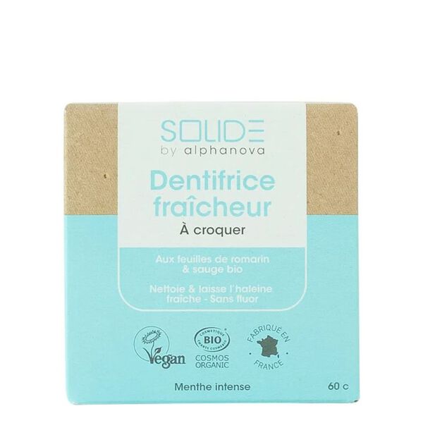 Solide Dentifrice Fraîcheur Alphanova