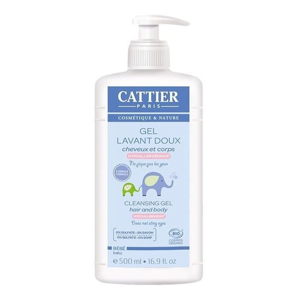 Gel Lavant Doux Bébé Cattier