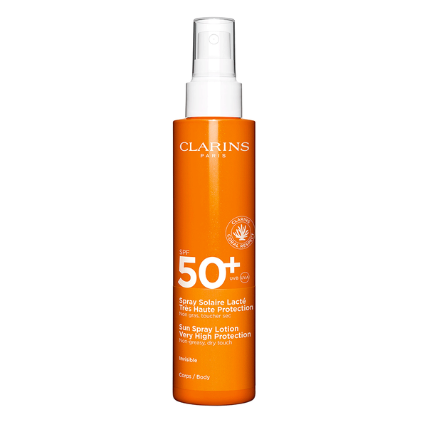 Spray Solaire Lacté Très Haute Protection Corps SPF50+ Clarins