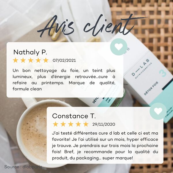 Détox Foie - 1 mois D-Lab Nutricosmetics