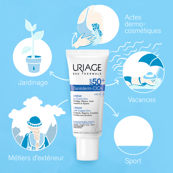 Bariéderm - Cica-Crème SPF50+ Uriage