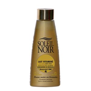 Lait Vitaminé Sublimateur de Bronzage 4 Pailleté Or