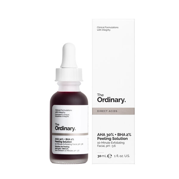 Solution de Peeling AHA 30% + BHA 2% The Ordinary