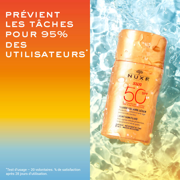 Crème solaire visage Fluide léger Haute Protection SPF50 Nuxe