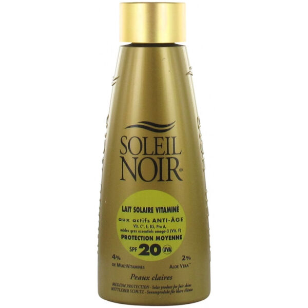 Lait Solaire Vitaminé SPF20 Soleil Noir