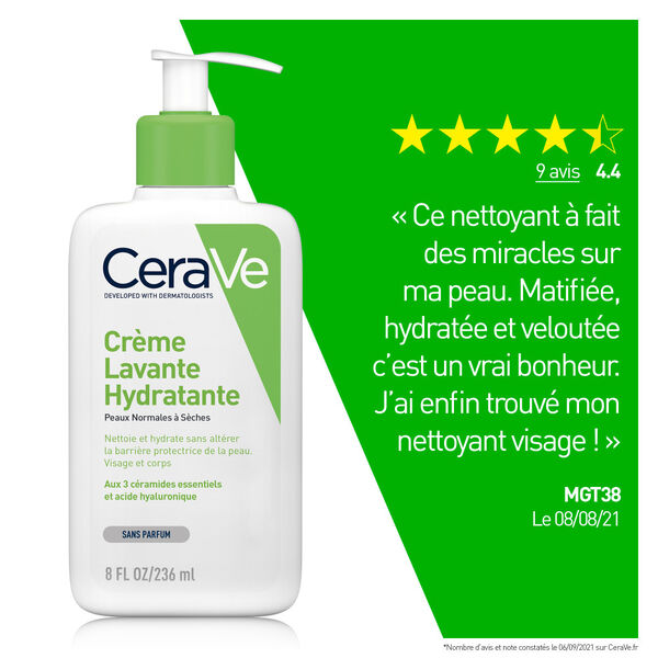 Crème Lavante Hydratante Cerave