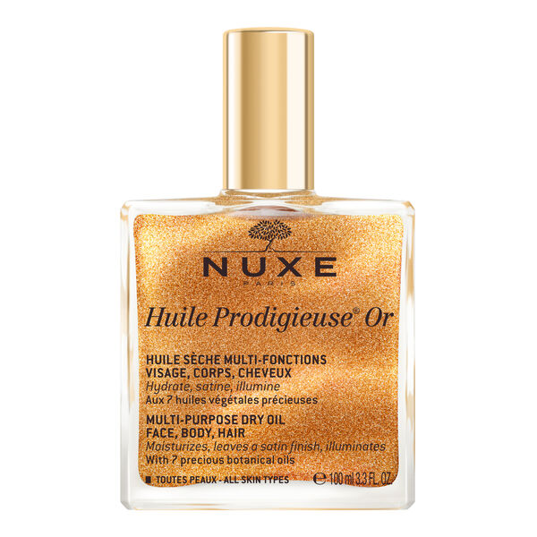 Huile Prodigieuse® Or Huile sèche multi-fonctions visage, corps, cheveux Nuxe