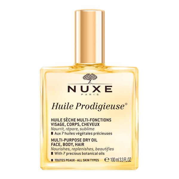 Huile prodigieuse® Huile sèche multi-fonctions visage, corps, cheveux Nuxe