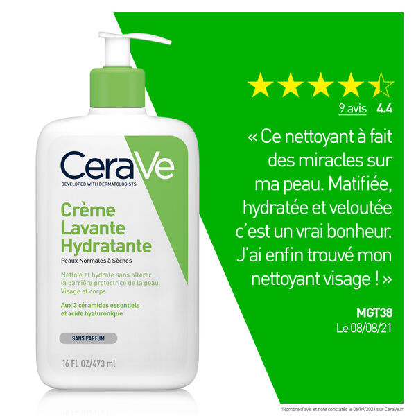 Crème Lavante Hydratante Cerave